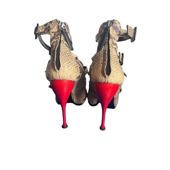 Giuseppe Zanotti High Heels Gladiator Exotic Skin 6 - Picture 10 of 16